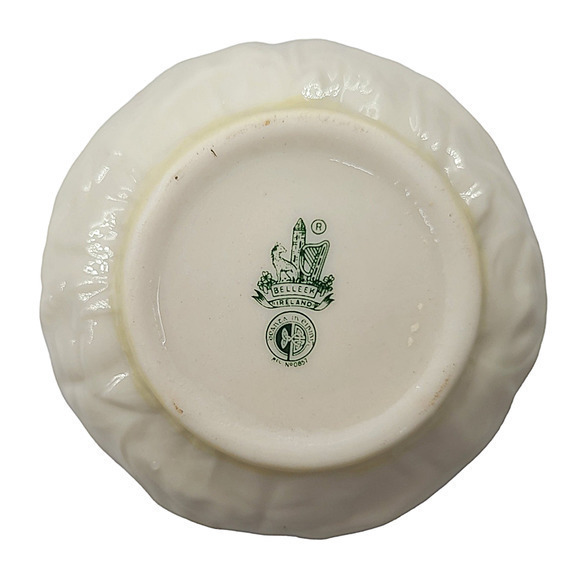 Belleek Irish Pottery Cream Water‎ Lilly Serenity Sugar Bowl  6th Mark - Picture 4 of 8